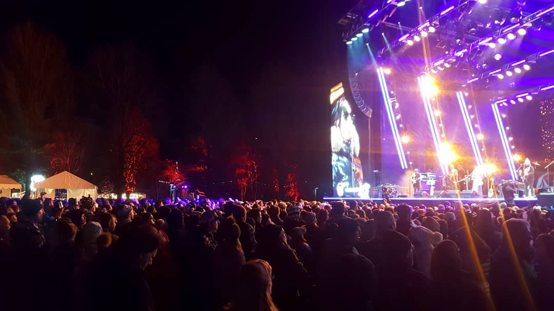 Concert lights in Nashvill