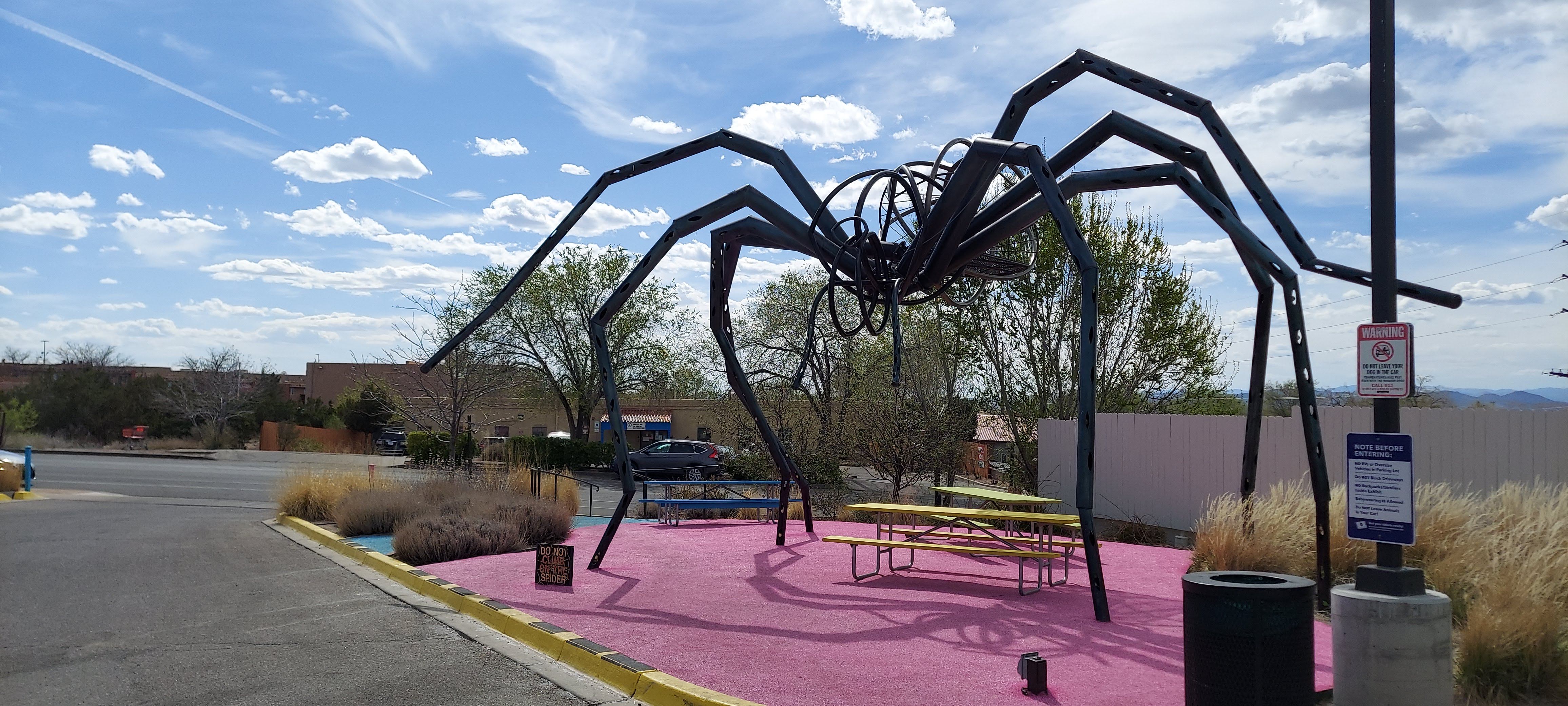 Spider statue